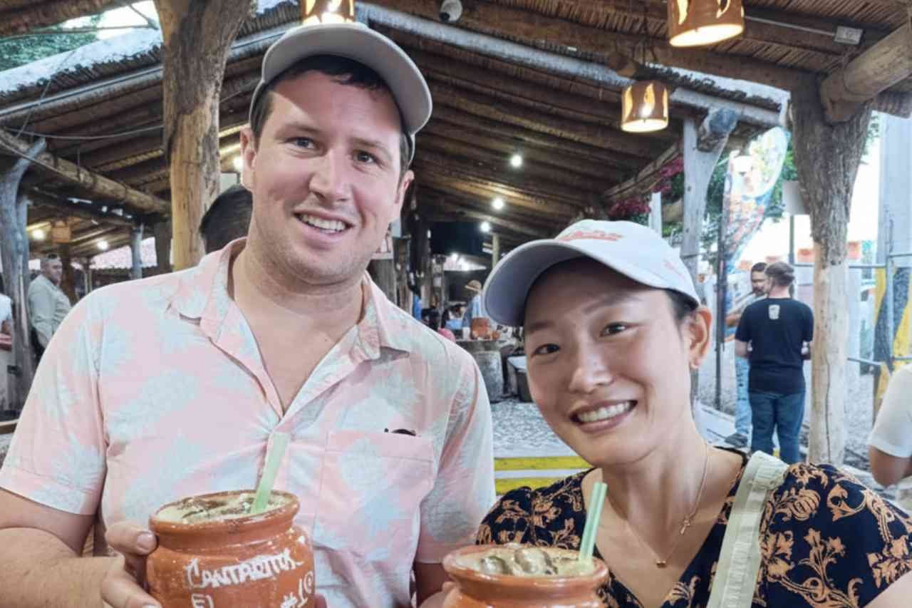 Grupo de amigos disfrutando