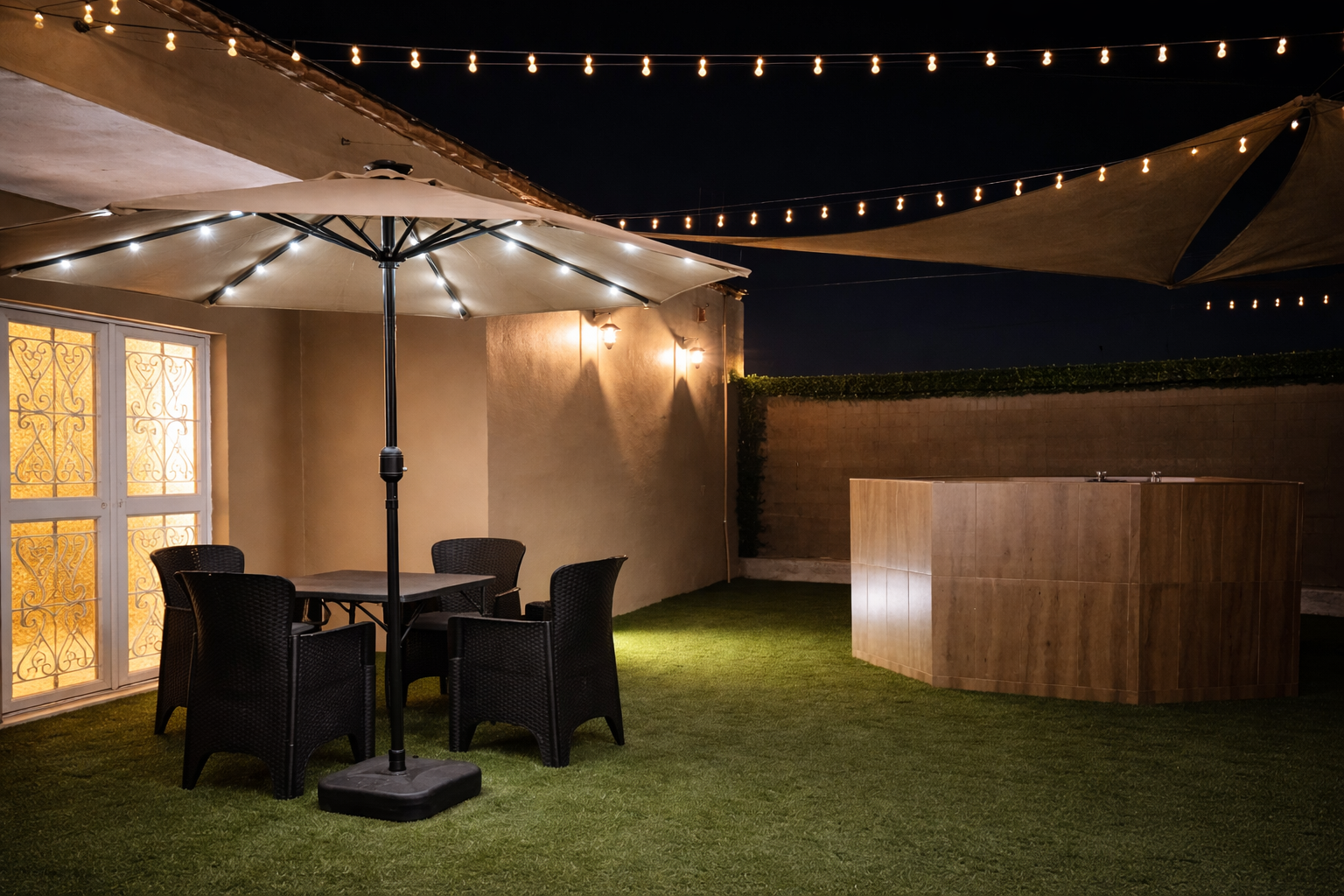 Área de Jacuzzi Villa María José